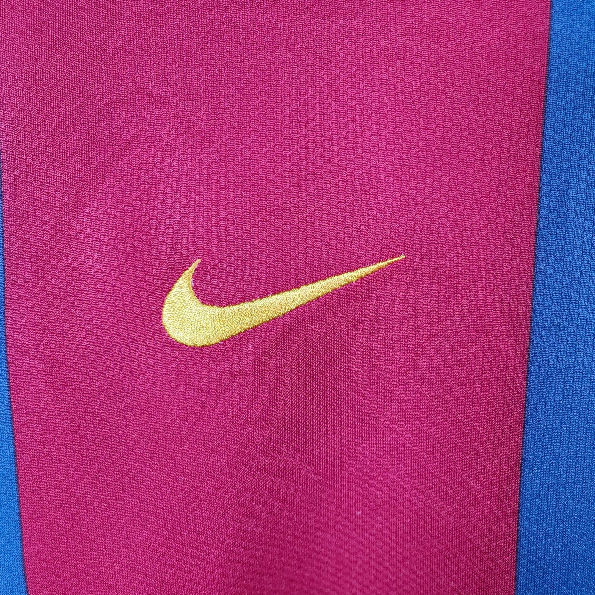 2007 - 08 FC Barcelona Home Shirt Toure Yaya 24 - 8.5/10 - (XL) - Eternal Pitch