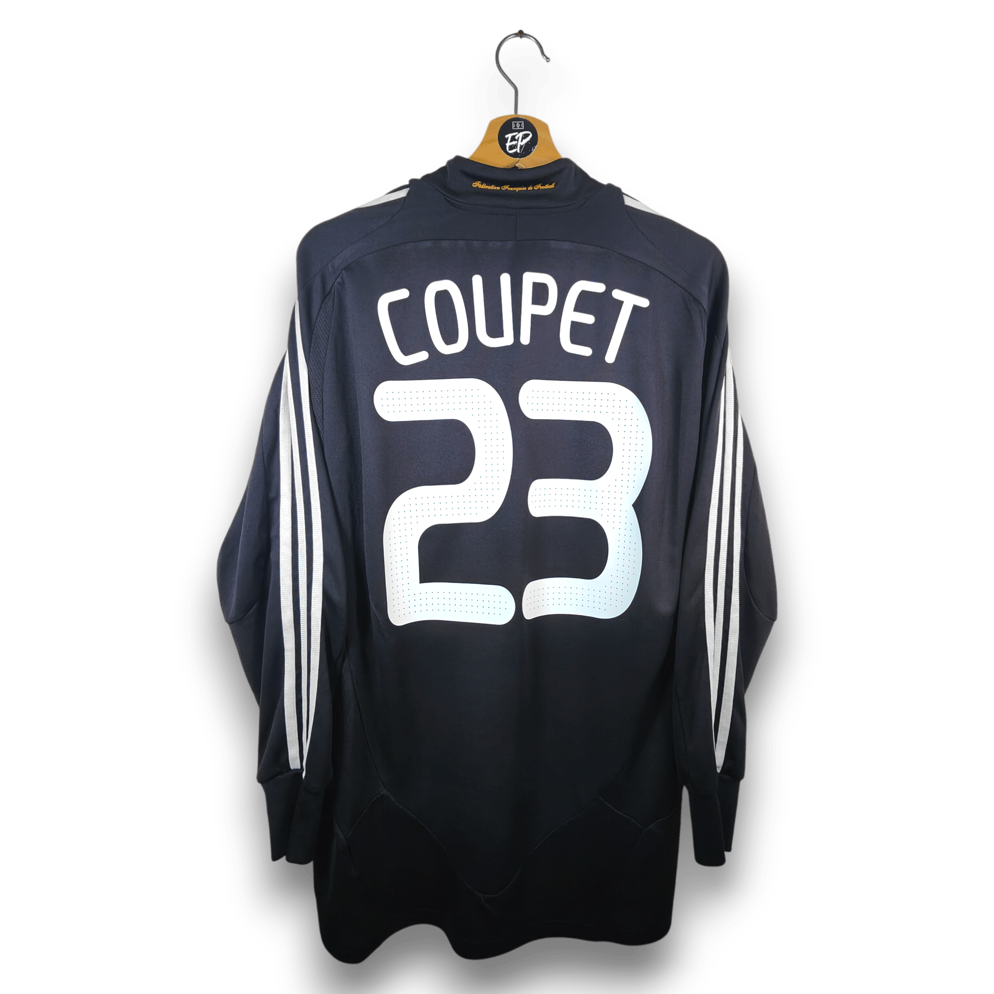 2007 - 08 France GK Shirt Coupet 23 - 9.5/10 - (L) - Eternal Pitch