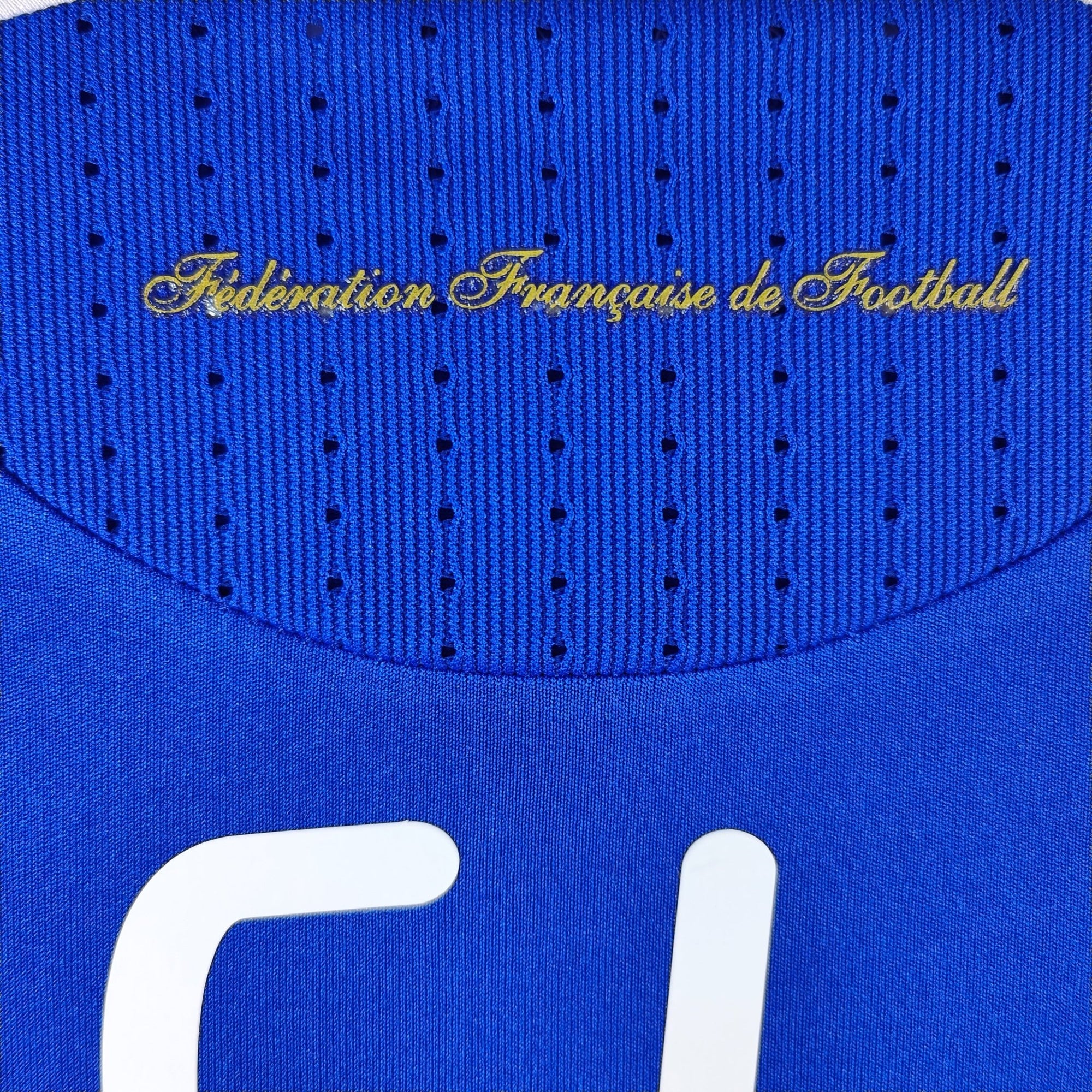 2007 - 08 France Home Shirt Anelka 8 (XL) - Eternal Pitch