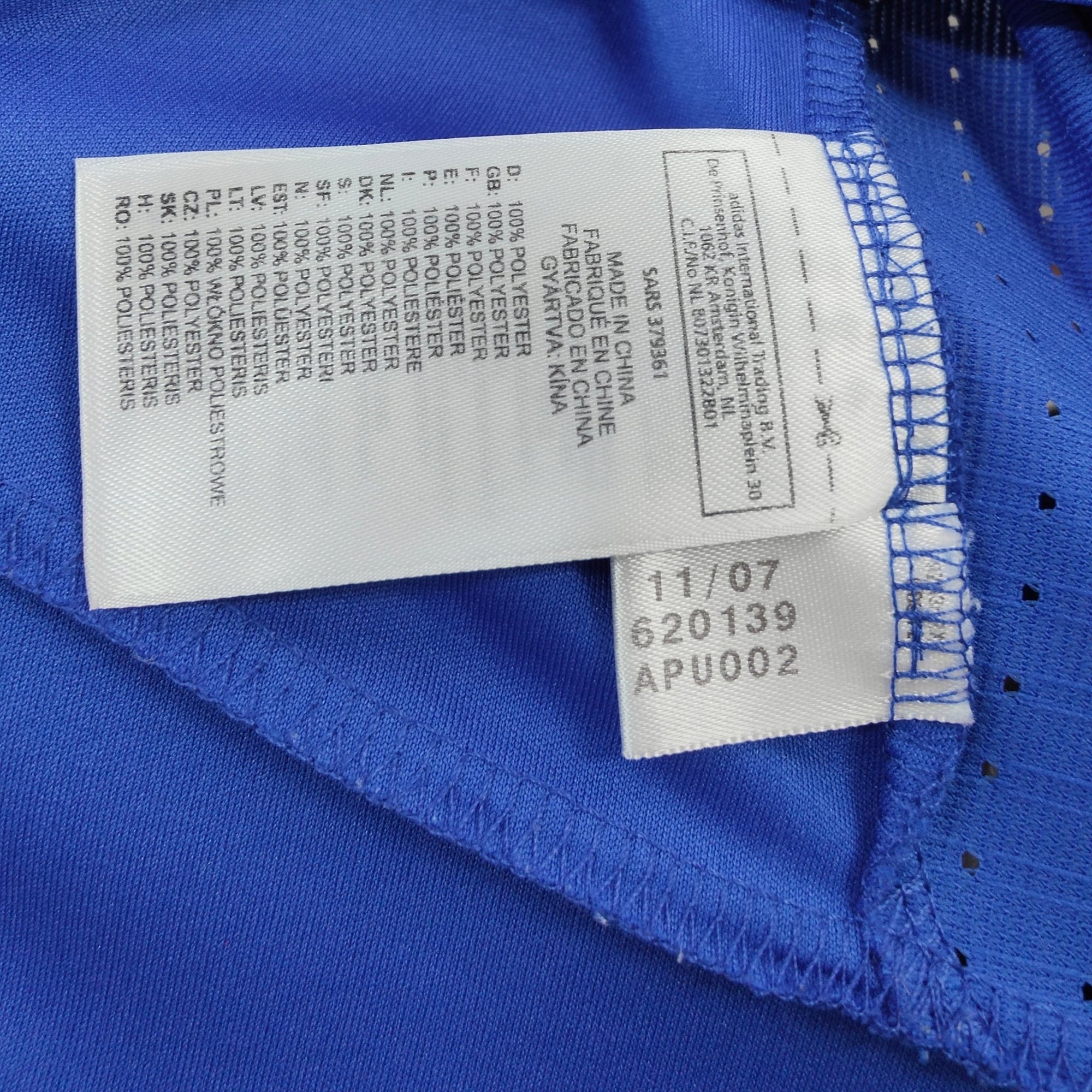 2007 - 08 France Home Shirt Anelka 8 (XL) - Eternal Pitch