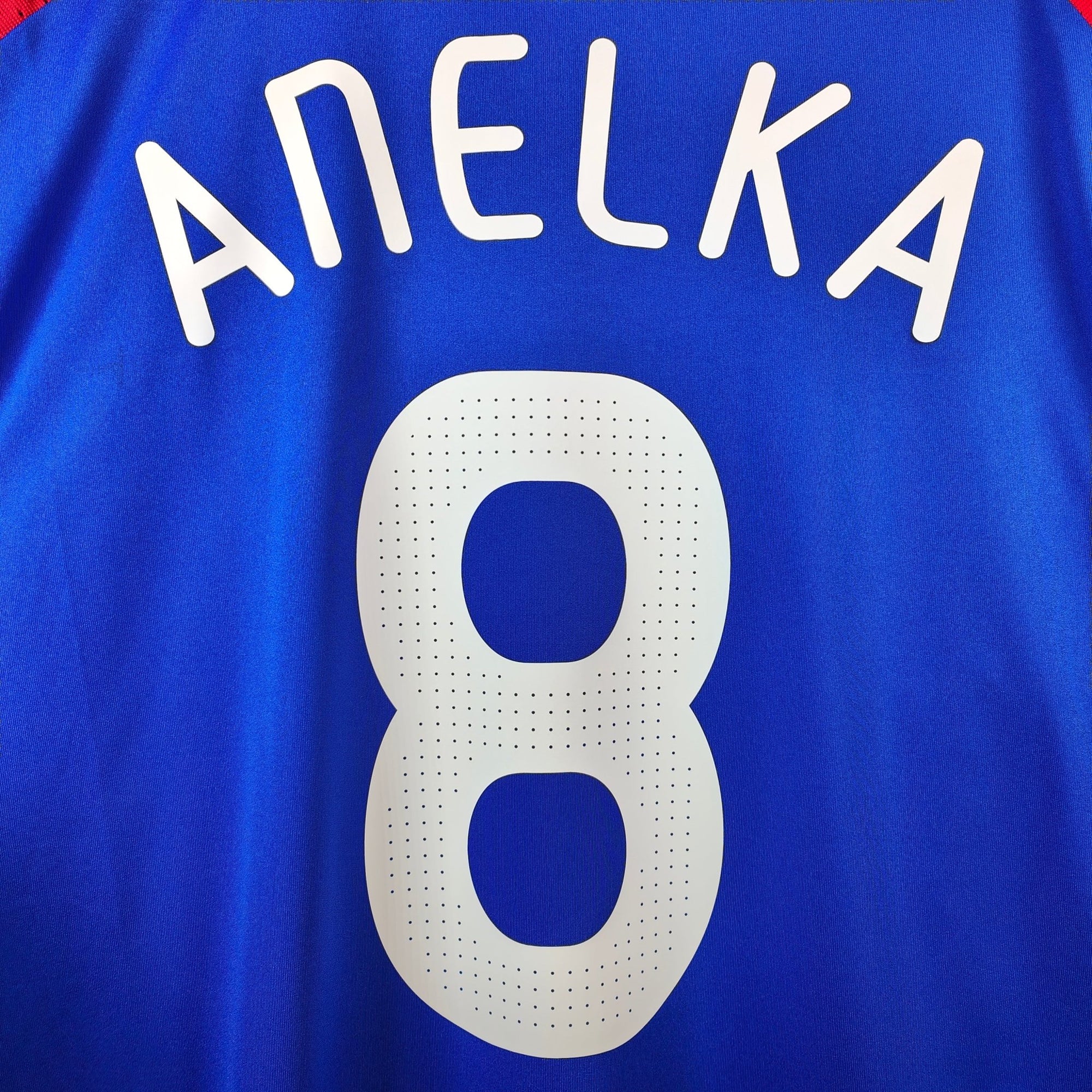 2007 - 08 France Home Shirt Anelka 8 (XL) - Eternal Pitch