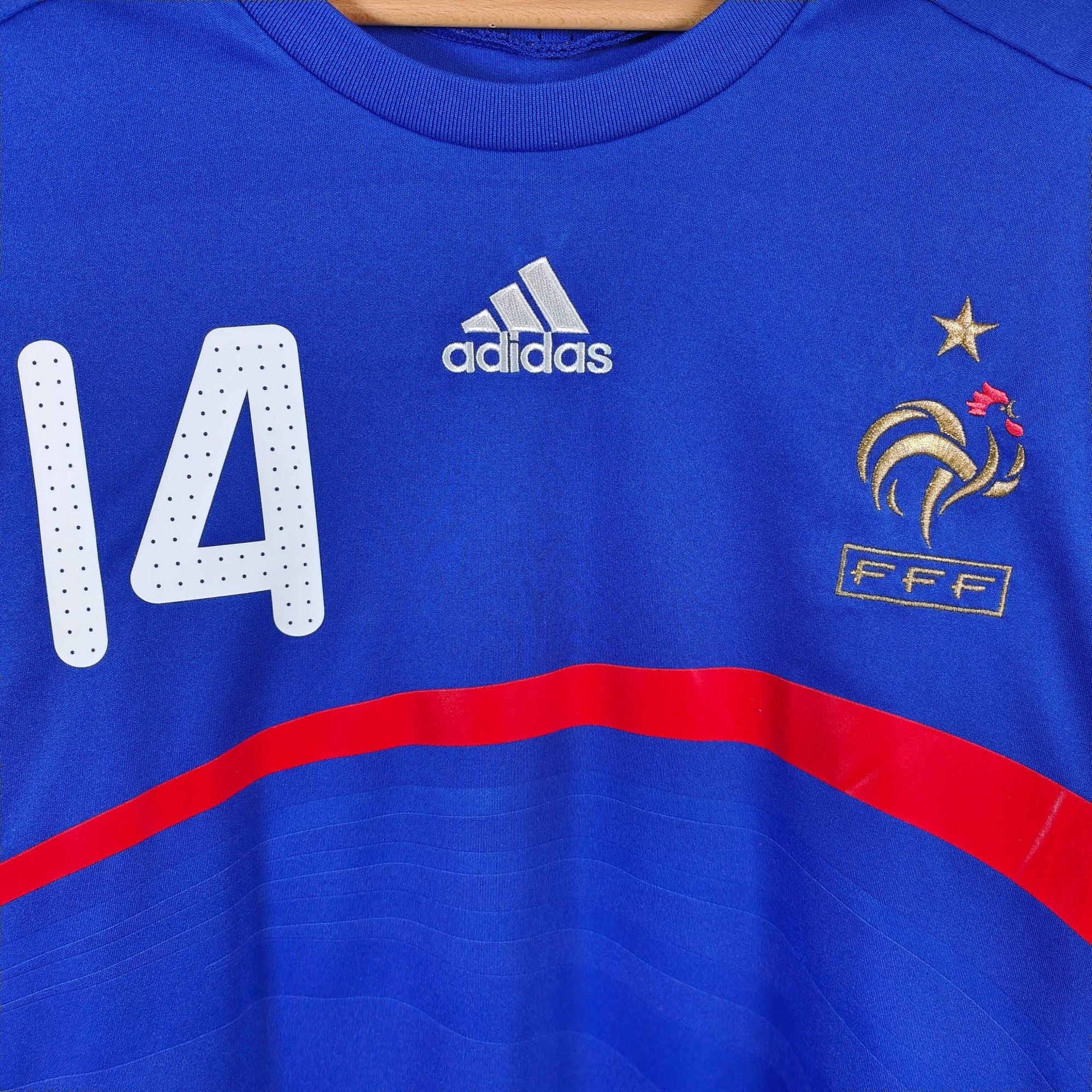 2007 - 08 France Home Shirt Ben Arfa 14 - 9/10 - (XL) - Eternal Pitch
