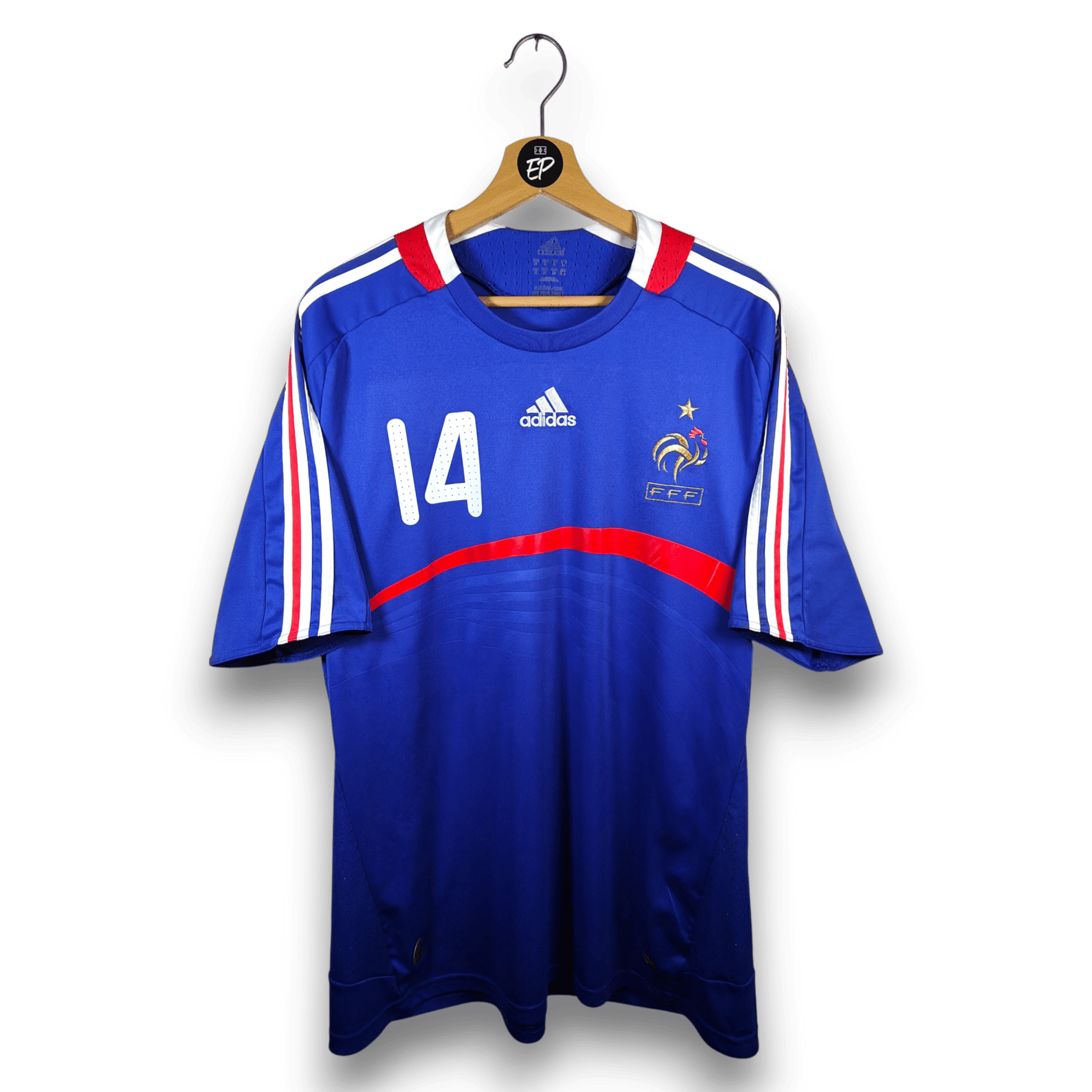 2007 - 08 France Home Shirt Ben Arfa 14 - 9/10 - (XL) - Eternal Pitch