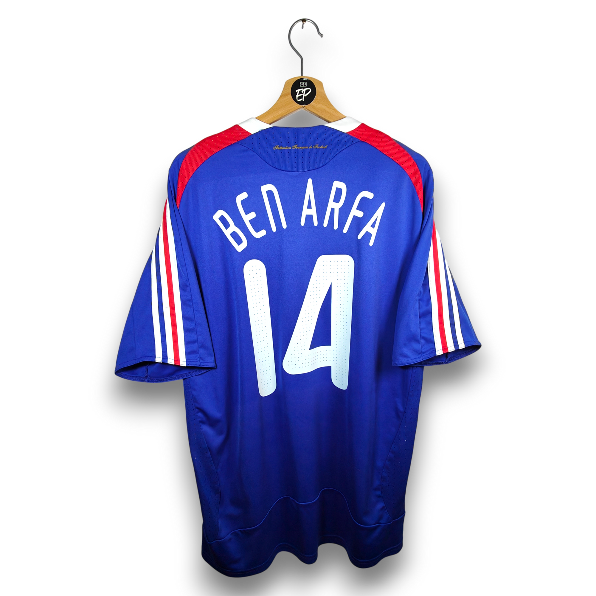2007 - 08 France Home Shirt Ben Arfa 14 - 9/10 - (XL) - Eternal Pitch
