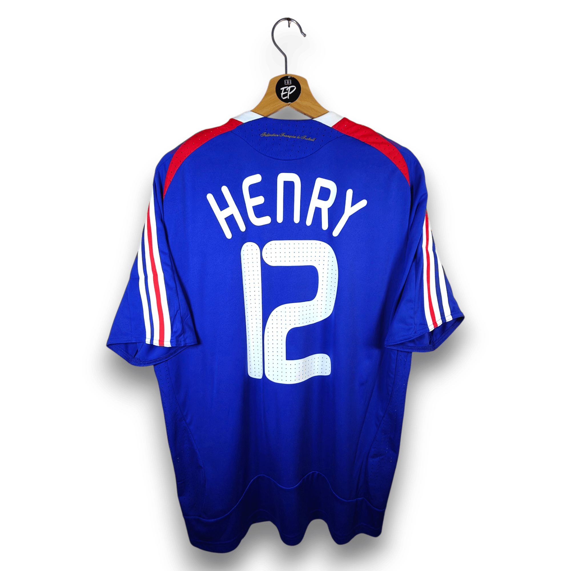 2007 - 08 France Home Shirt Henry 12 - 9/10 - (L) - Eternal Pitch