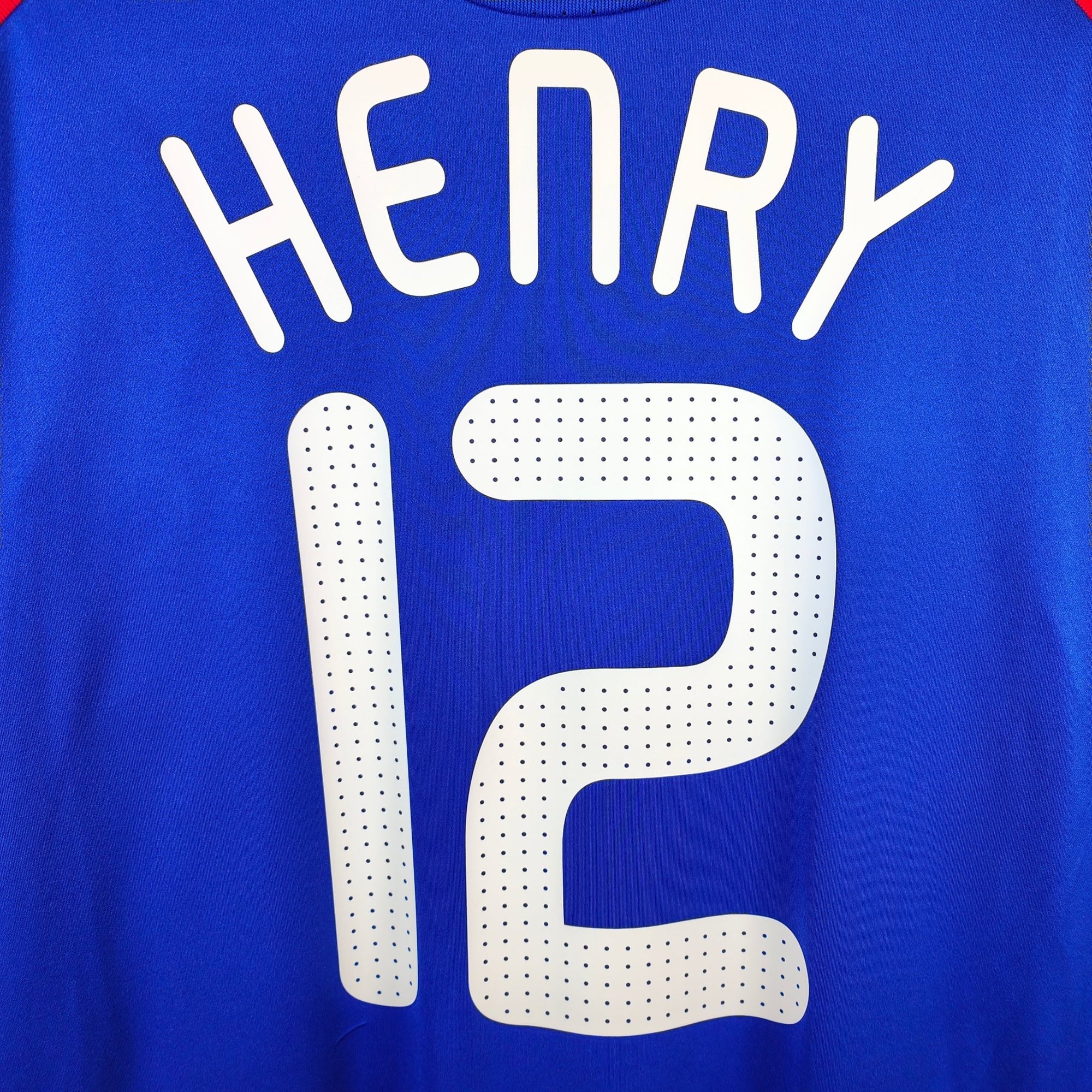 2007 - 08 France Home Shirt Henry 12 - 9.5/10 - (XL) - Eternal Pitch