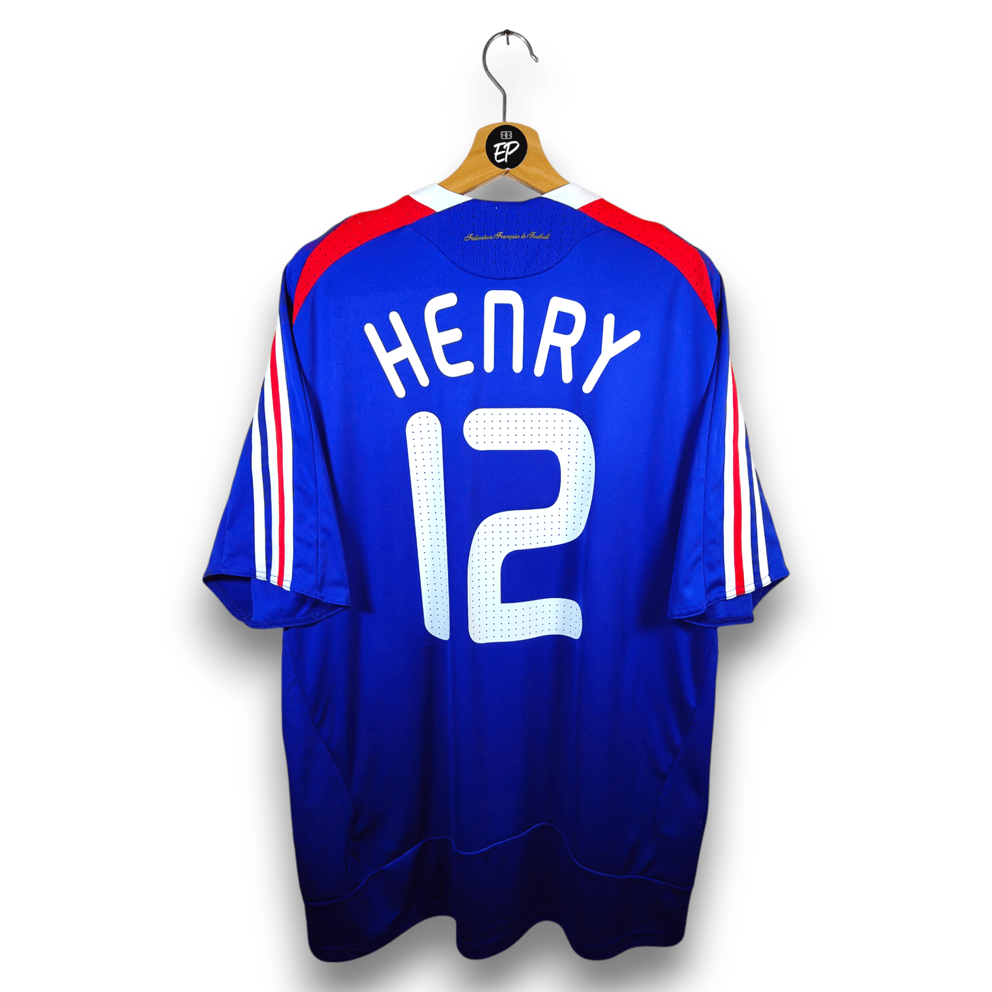 2007 - 08 France Home Shirt Henry 12 - 9.5/10 - (XL) - Eternal Pitch