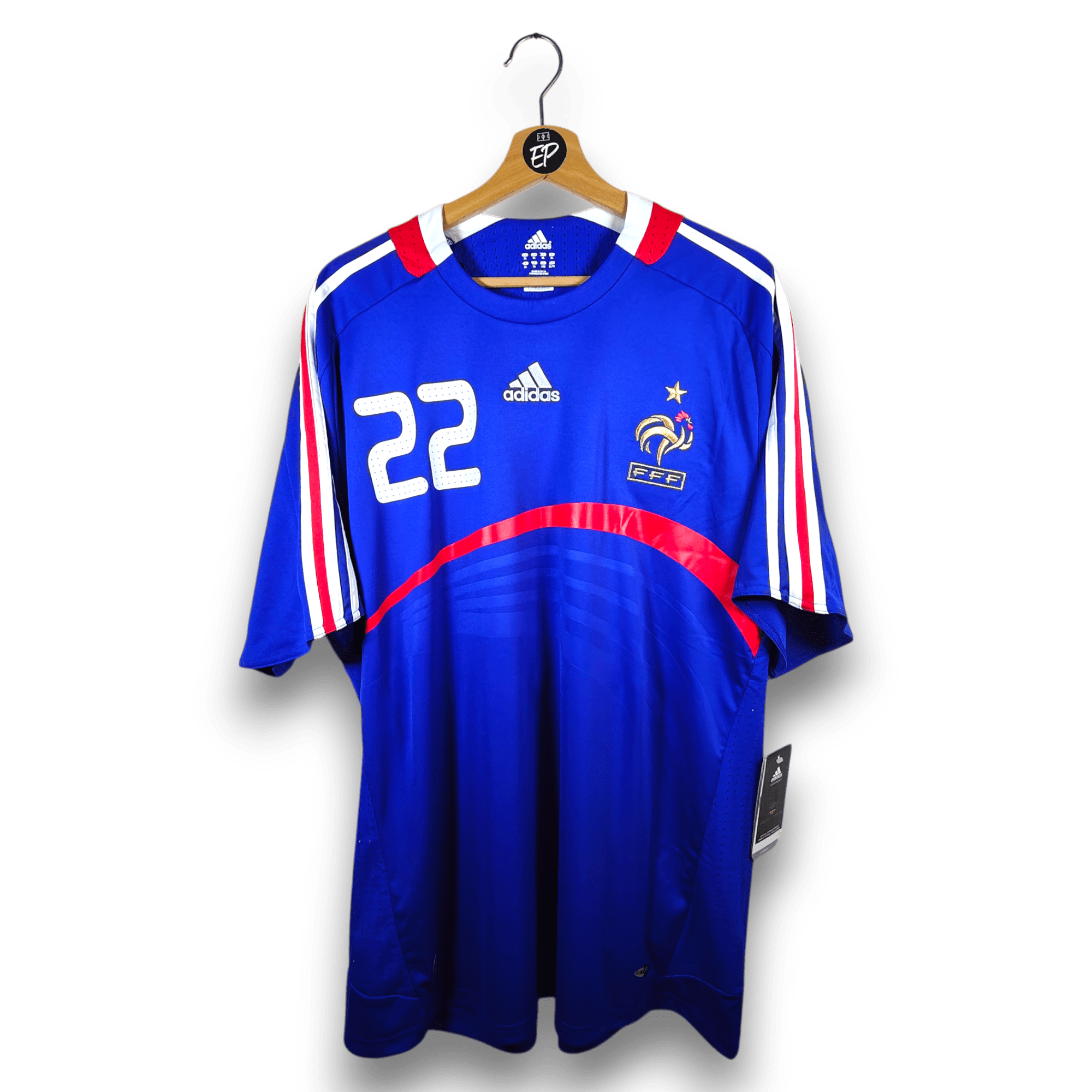 2007 - 08 France Home Shirt Ribery 22 - BNWT - (XL) - Eternal Pitch