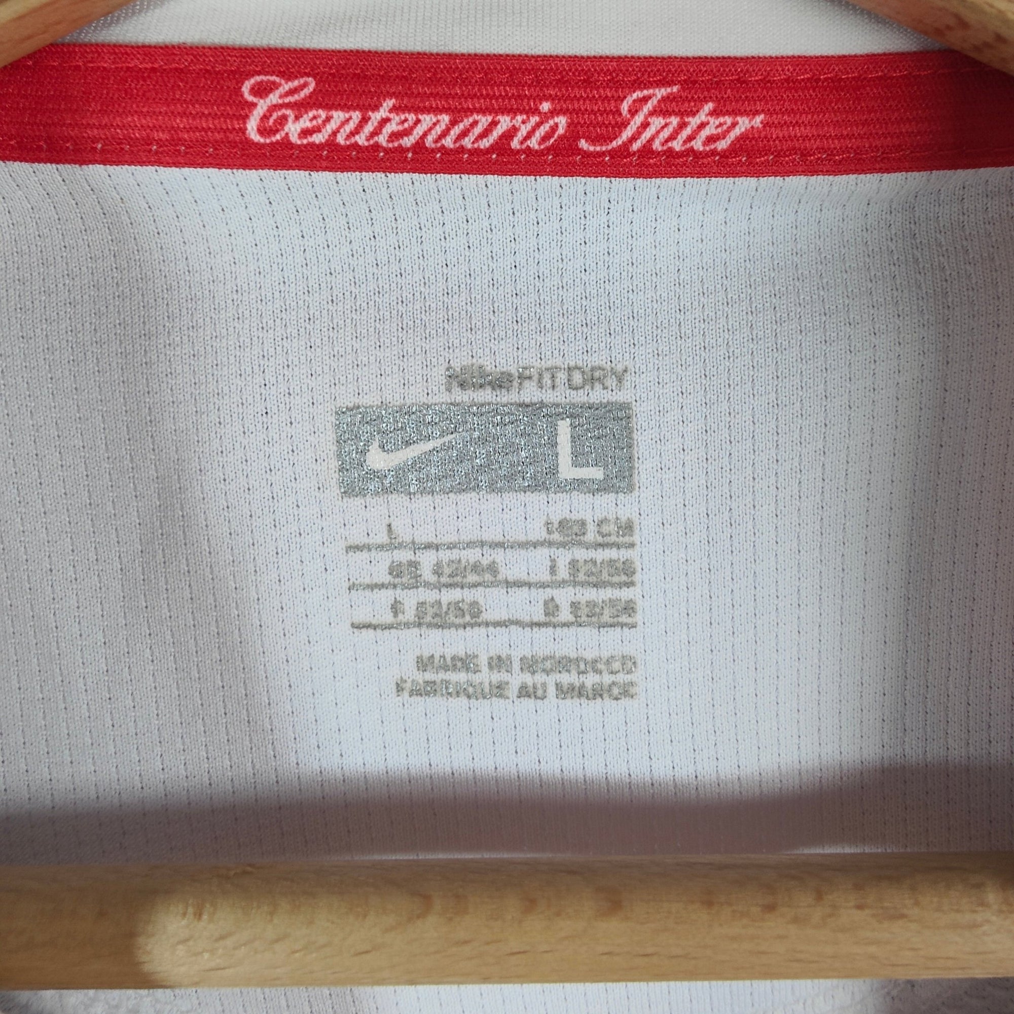 2007 - 08 Inter Milan Away Centenary Shirt Zanetti 4 - 8/10 - (L) - Eternal Pitch