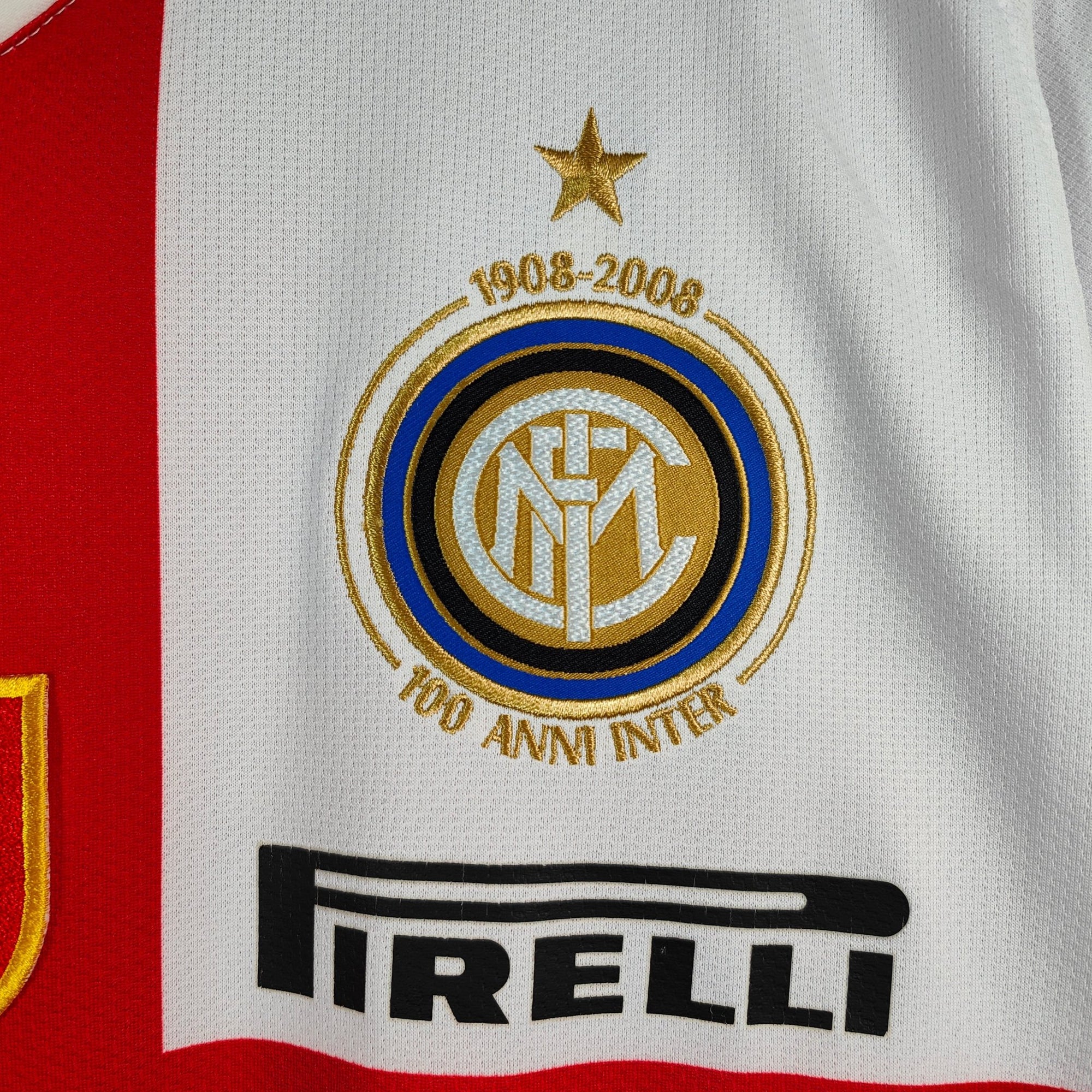 2007 - 08 Inter Milan Away Centenary Shirt Zanetti 4 - 8/10 - (L) - Eternal Pitch