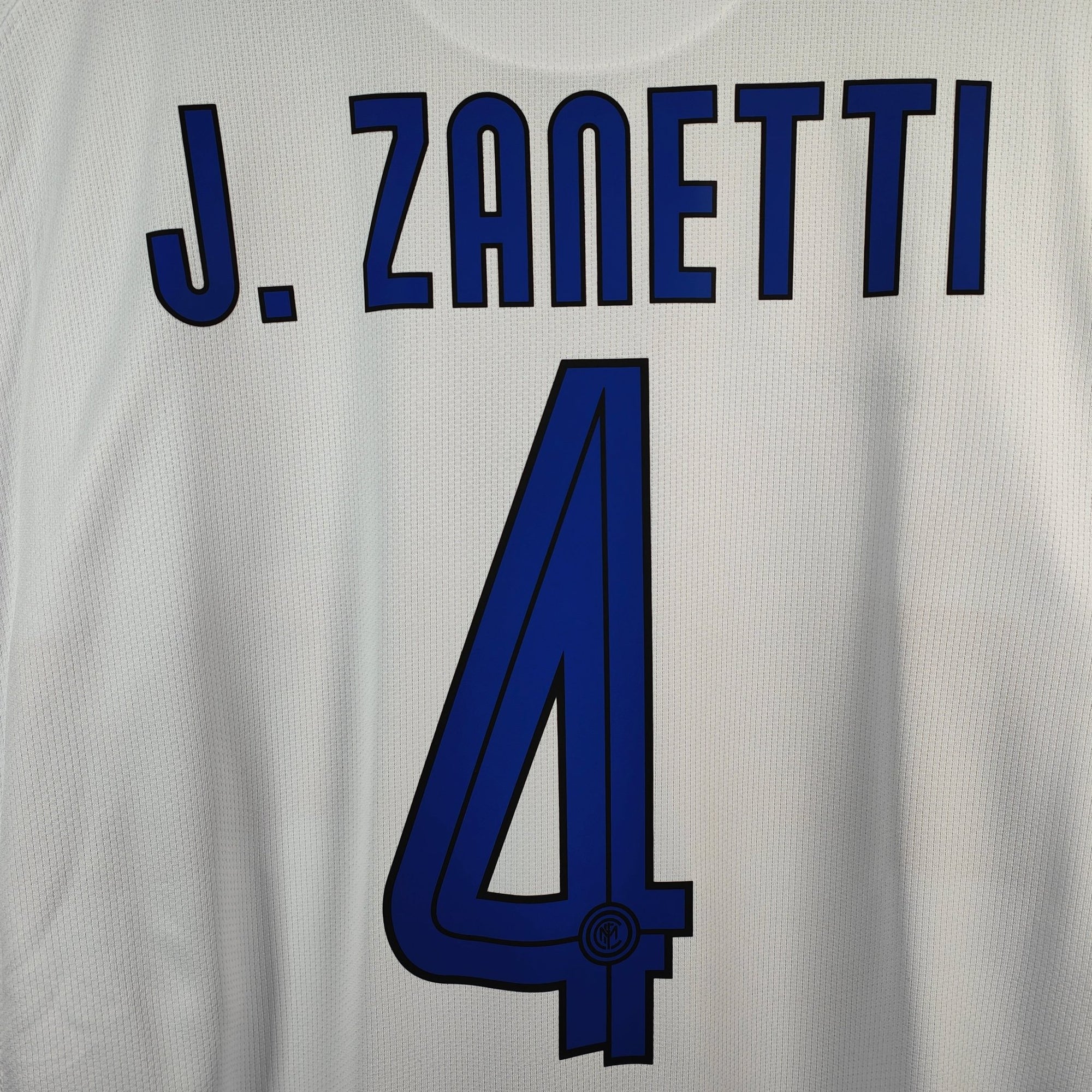 2007 - 08 Inter Milan Away Centenary Shirt Zanetti 4 - 8/10 - (L) - Eternal Pitch