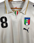 2007 - 08 Italy Away Shirt Gattuso 8 (L) - Eternal Pitch