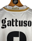 2007 - 08 Italy Away Shirt Gattuso 8 (L) - Eternal Pitch