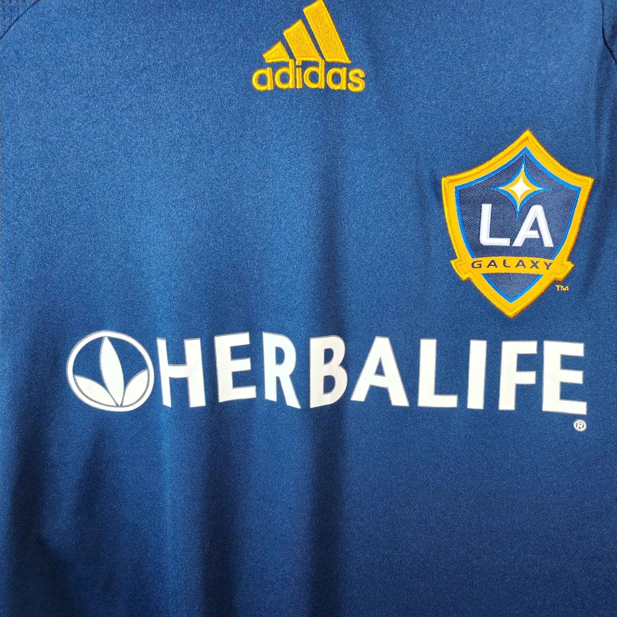 2007 - 08 Los Angeles Galaxy Away Shirt Beckham 23 - 8/10 - (M) - Eternal Pitch