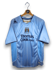 2007 - 08 Manchester City Home Shirt Fernandes 28 - 8.5/10 - (M) - Eternal Pitch