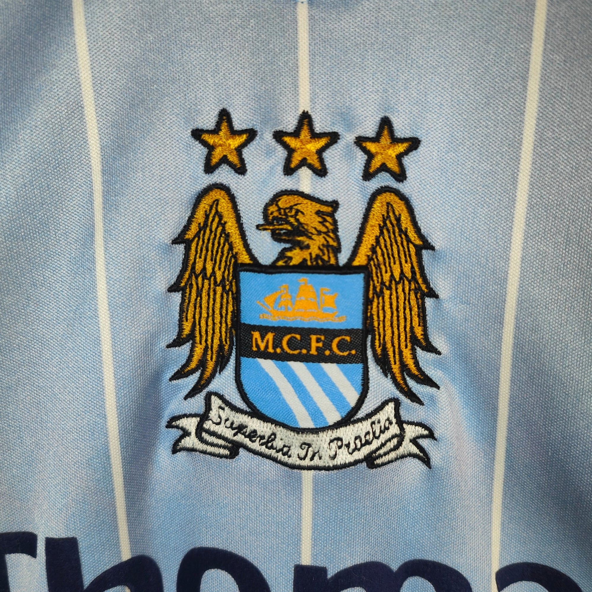 2007 - 08 Manchester City Home Shirt Fernandes 28 - 8.5/10 - (M) - Eternal Pitch