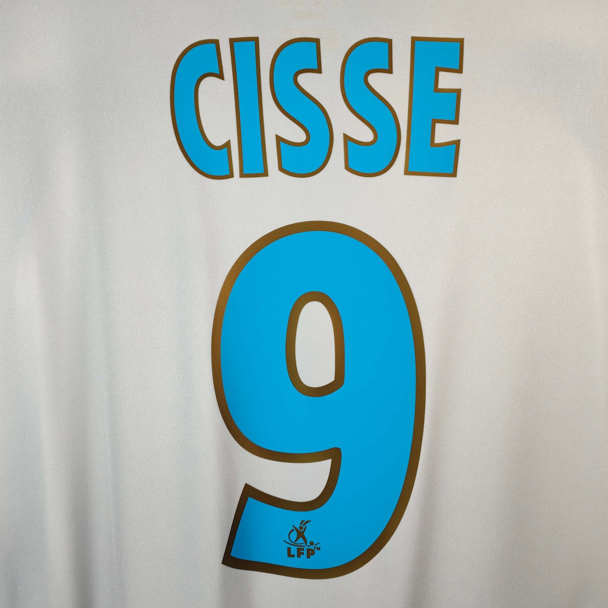 2007 - 08 Olympique Marseille Home Shirt Cisse 9 - 9.5/10 - (XXL) - Eternal Pitch