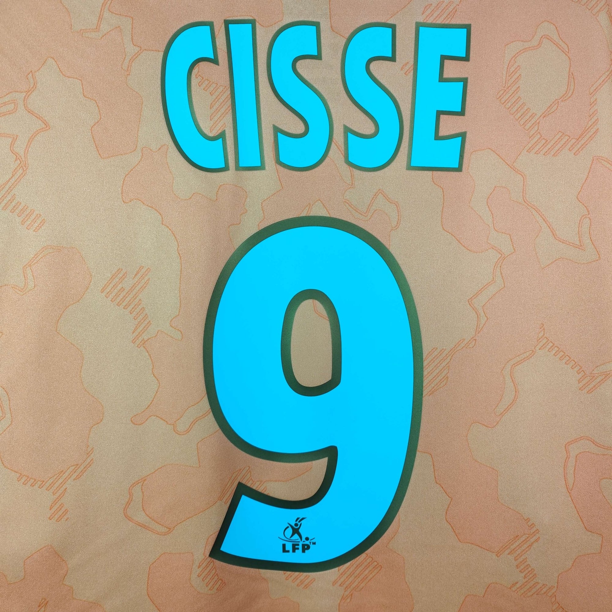 2007 - 08 Olympique Marseille Third Shirt Cisse 9 - 8/10 - (XL) - Eternal Pitch