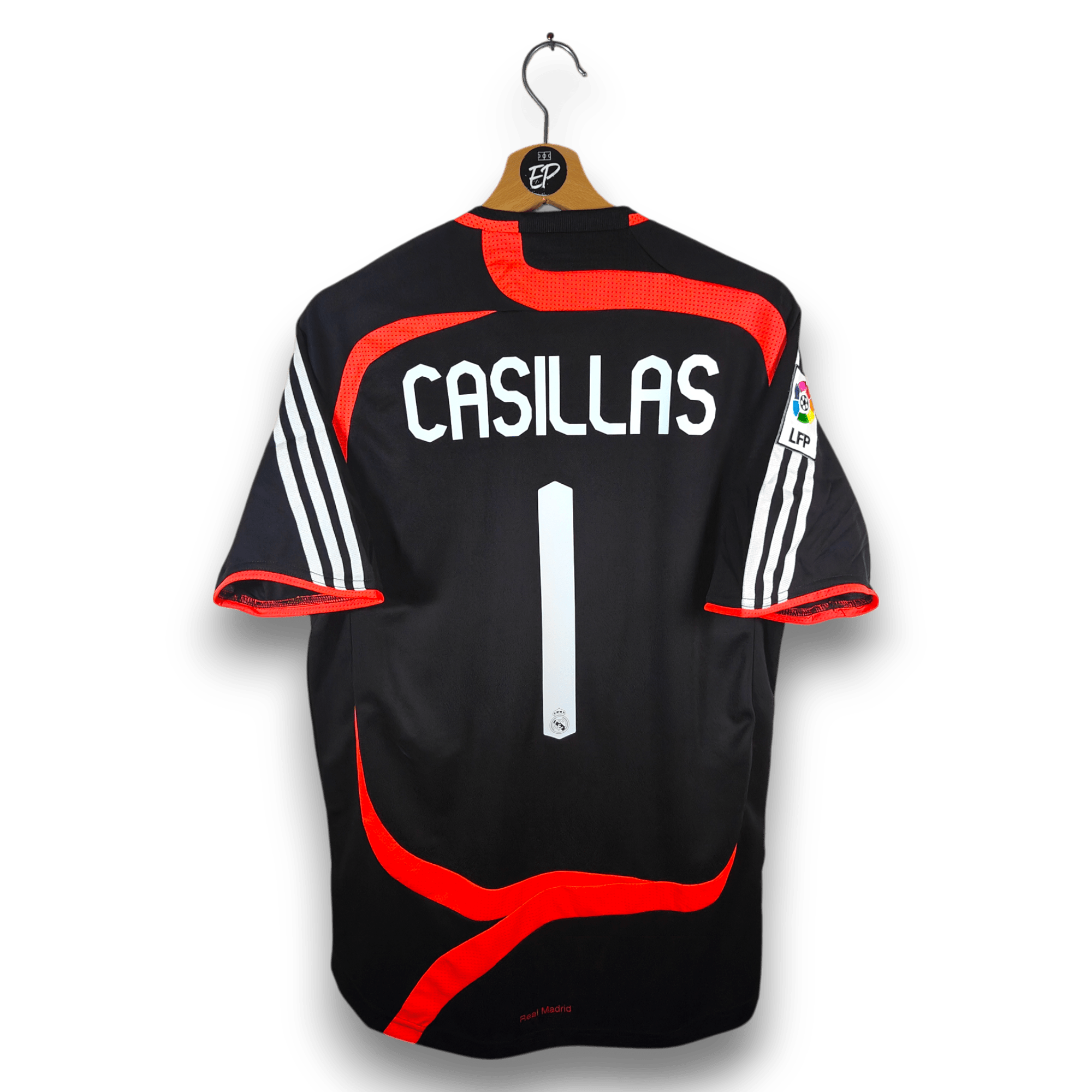2007 - 08 Real Madrid GK Shirt Casillas 1 - 8.5/10 - (L) - Eternal Pitch