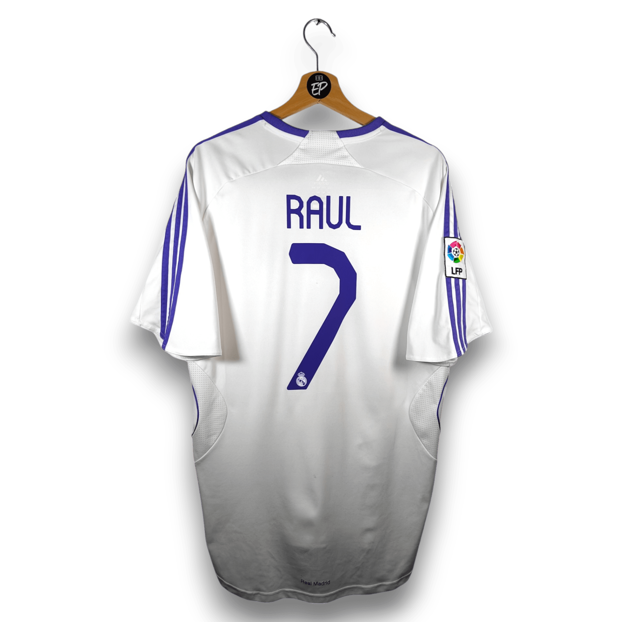 2007 - 08 Real Madrid Home Shirt Raul 7 - 8.5/10 - (L) - Eternal Pitch