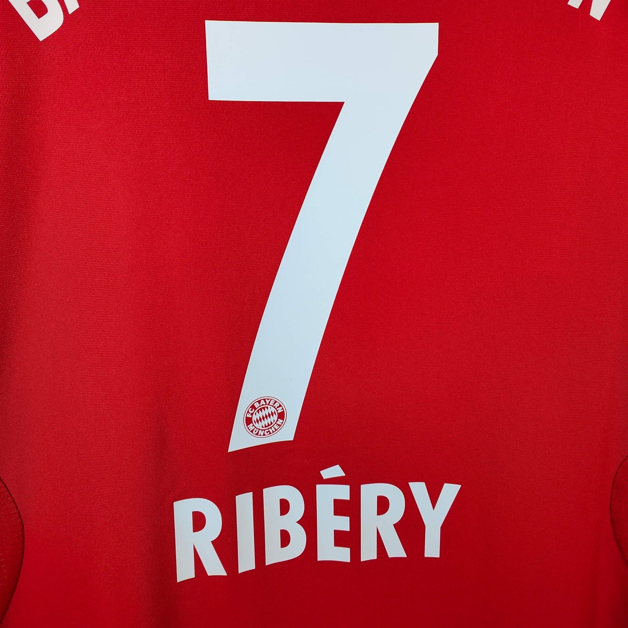 2007 - 09 Bayern Munich Home Shirt Ribery 7 - 8.5/10 - (M) - Eternal Pitch
