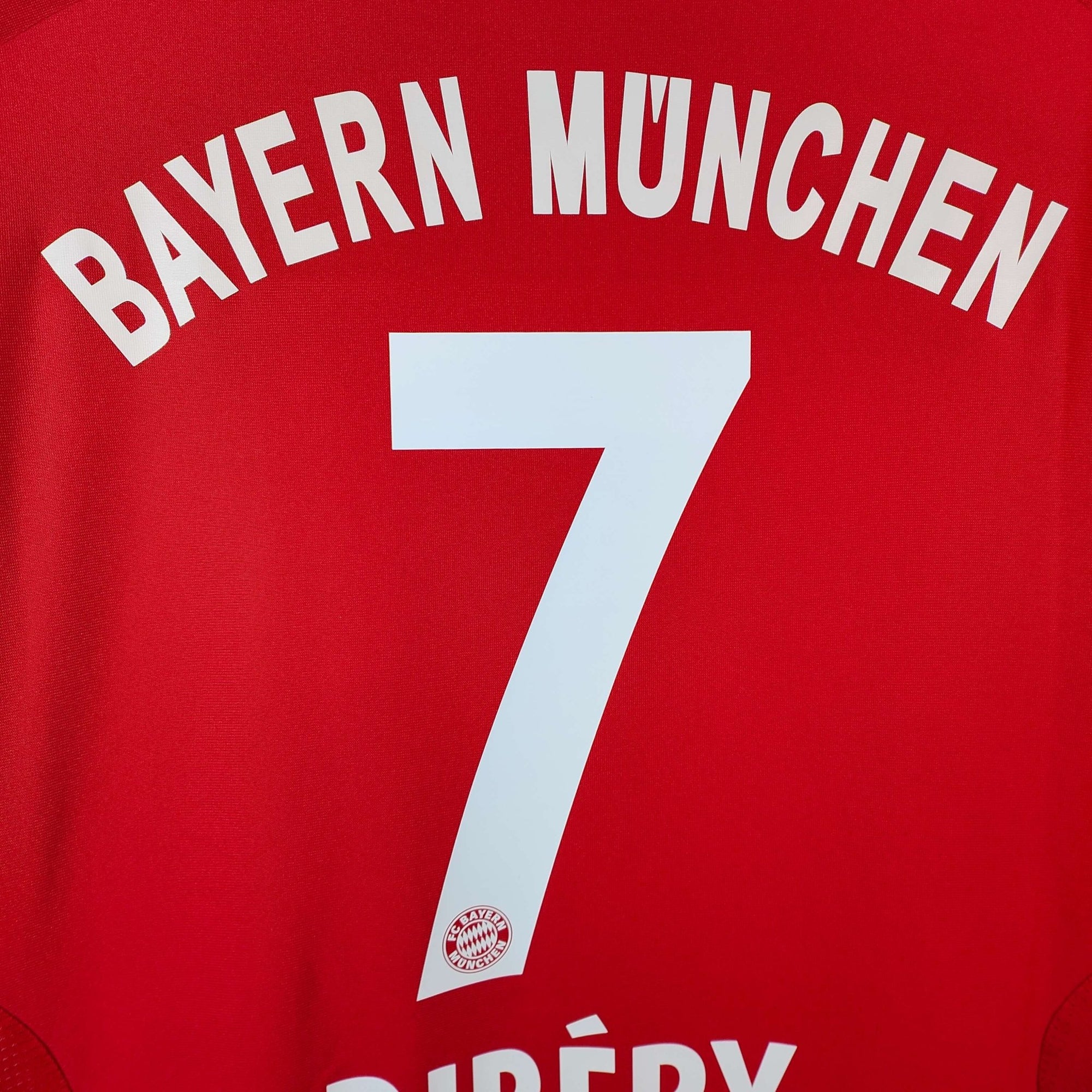 2007 - 09 Bayern Munich Home Shirt Ribery 7 - 8.5/10 - (M) - Eternal Pitch