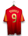 2007 - 09 Spain Home Shirt Torres 9 - 8.5/10 - (M) - Eternal Pitch