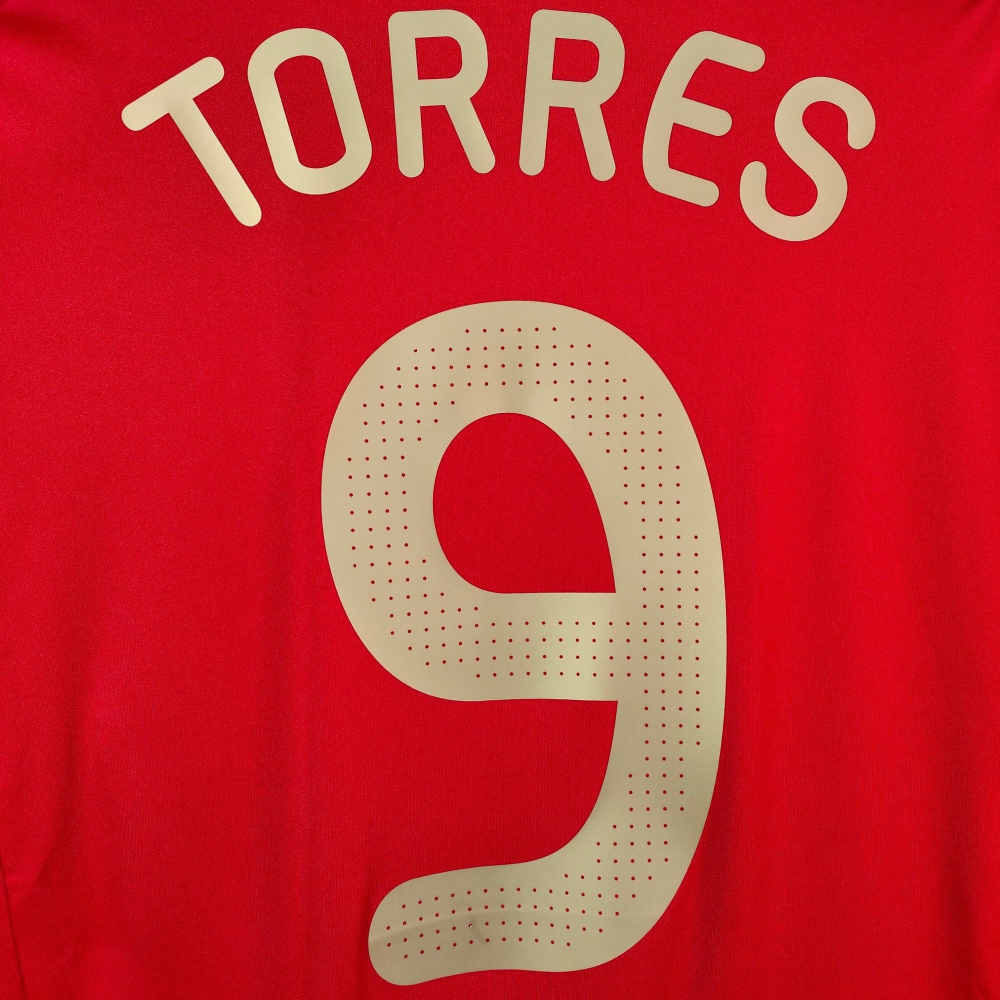 2007 - 09 Spain Home Shirt Torres 9 - 8.5/10 - (M) - Eternal Pitch