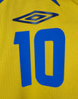 2007 - 09 Sweden Home Shirt Ibrahimovic 10 - 9/10 - (M) - Eternal Pitch