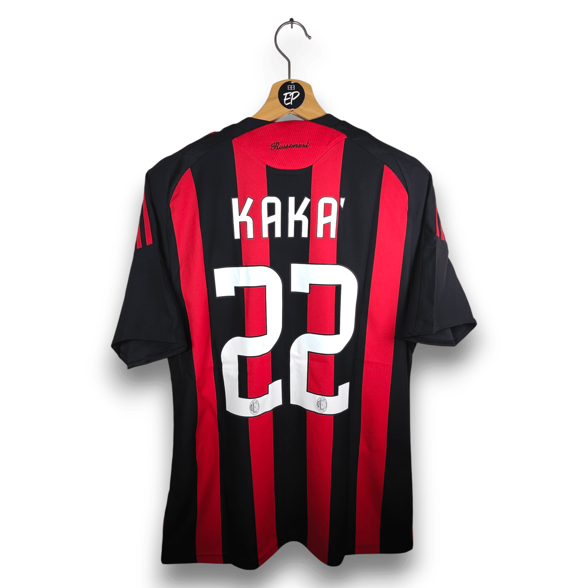 2008 - 09 AC Milan Home Shirt Kaka 22 - 10/10 BNWT - (M) - Eternal Pitch
