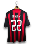 2008 - 09 AC Milan Home Shirt Kaka 22 - 10/10 BNWT - (M) - Eternal Pitch