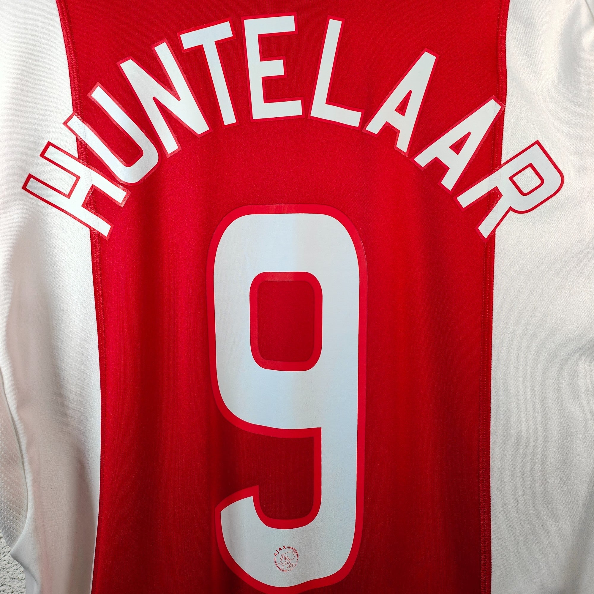 2008 - 09 Ajax Amsterdam Home Shirt Huntelaar 9 (M) - Eternal Pitch
