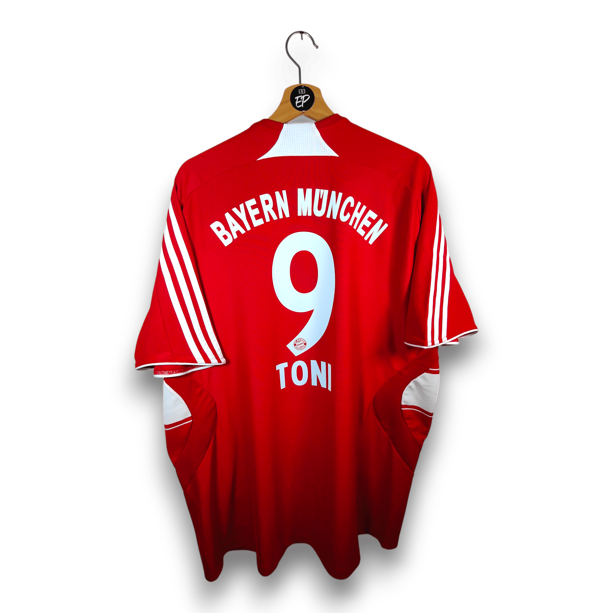 2008 - 09 Bayern Munich Home Shirt Toni 9 - 9/10 - (XL) - Eternal Pitch
