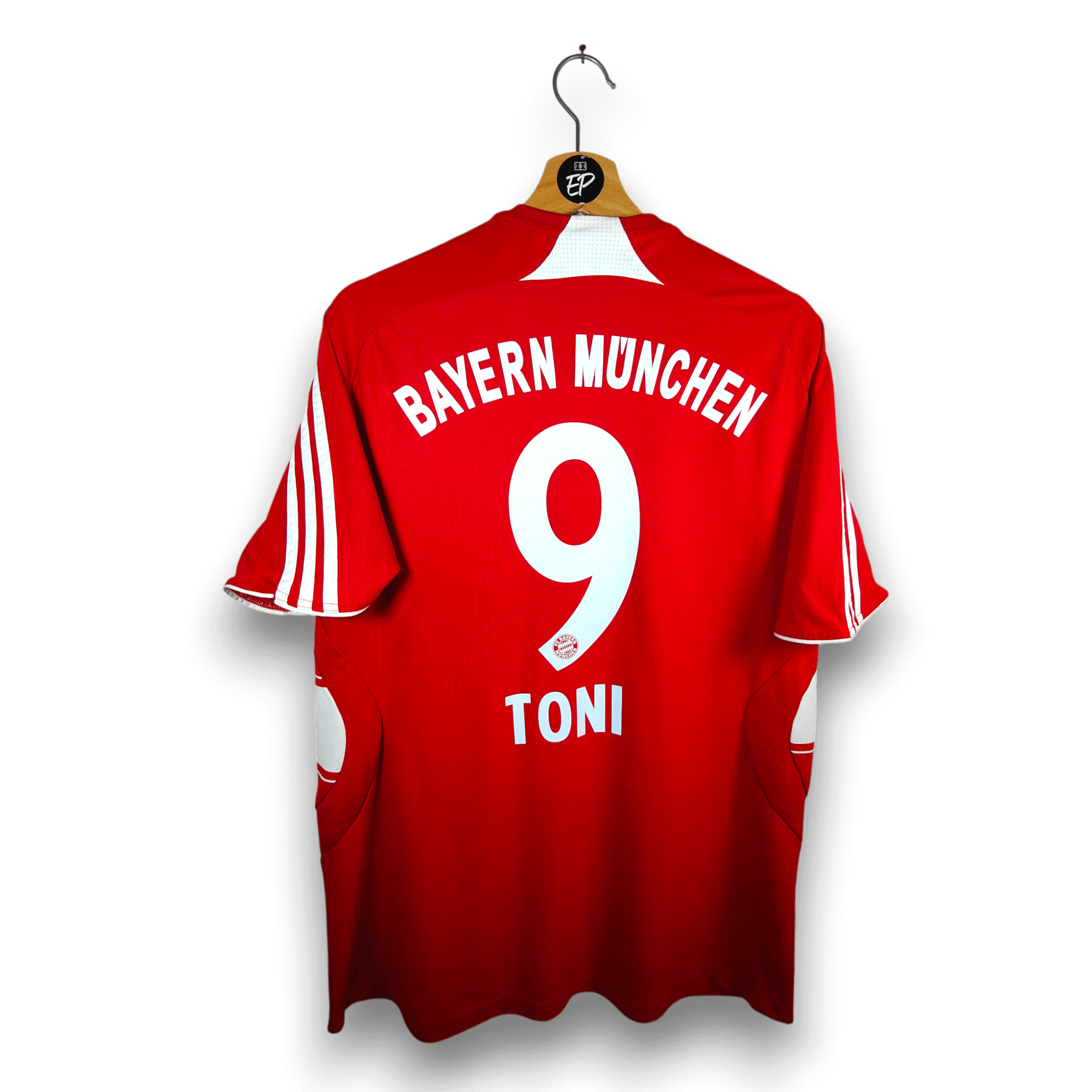 2008 - 09 Bayern Munich Home Shirt Toni 9 - 9.5/10 - (M) - Eternal Pitch