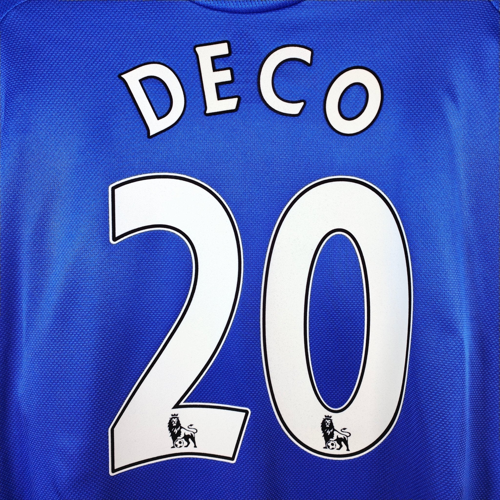 Maillot Chelsea FC Domicile 2008-2009 - N°20 Deco - Adidas Taille M - Occasion