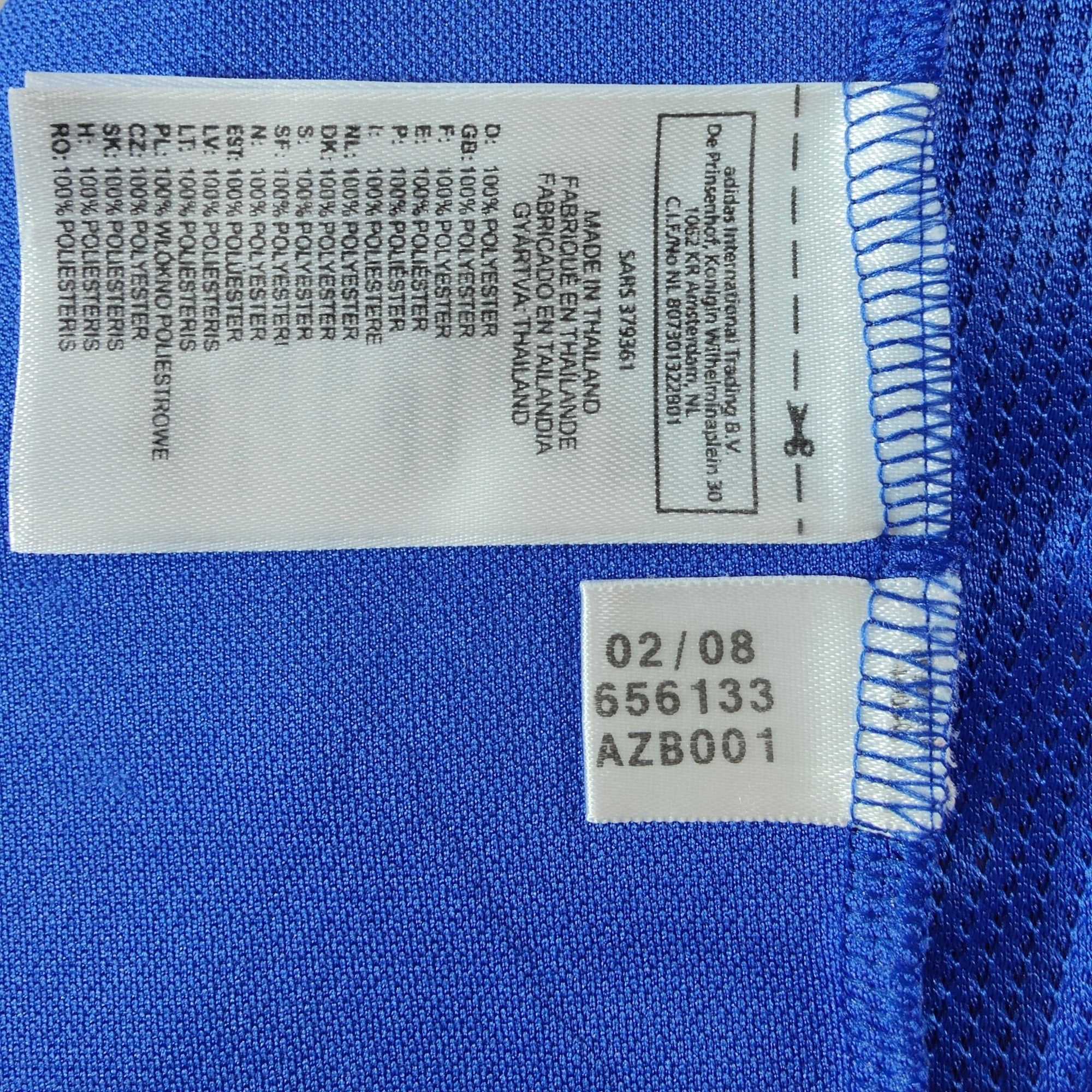 2008 - 09 Chelsea Home Shirt Deco 20 - 8/10 - (XL) - Eternal Pitch
