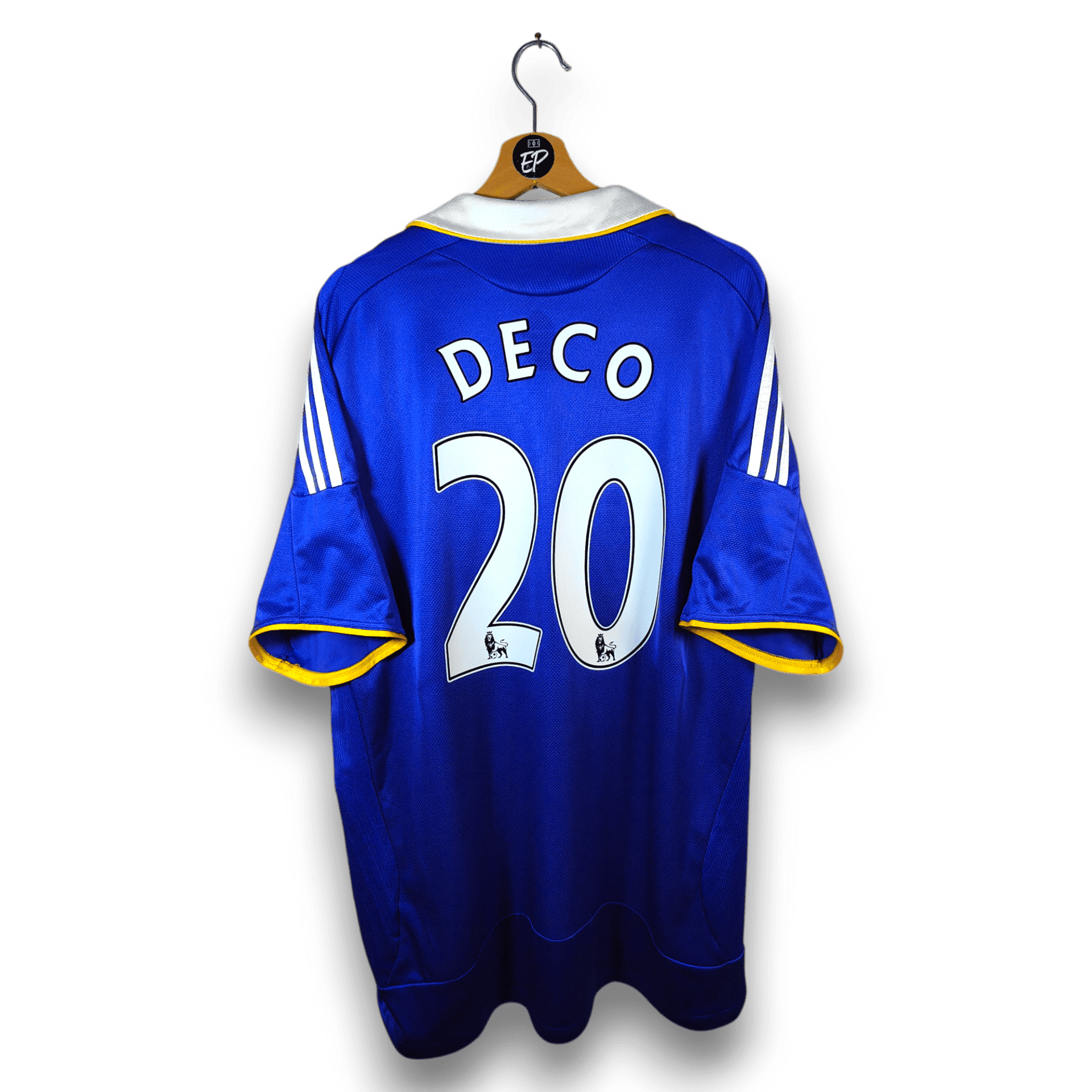 2008-09 Chelsea Home Shirt Deco #20 - 8/10 - (XL) – 656133 Adidas