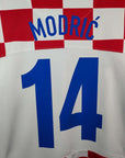 2008 - 09 Croatia Home Shirt Modrić 14 - 8/10 - (M) - Eternal Pitch
