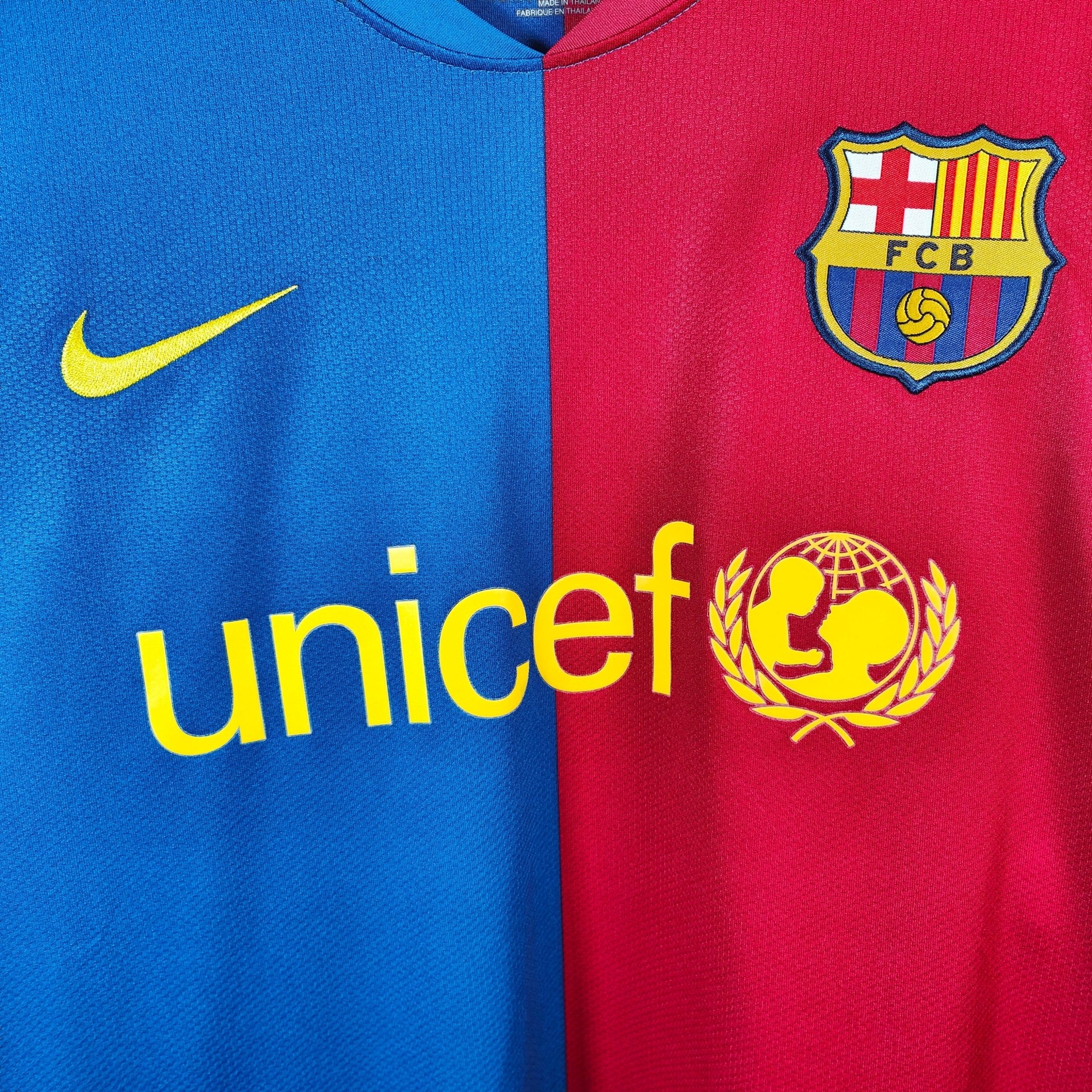 2008-09 FC Barcelona Home Shirt Henry #14 - 8.5/10 - (XL) – 286784