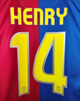 2008 - 09 FC Barcelona Home Shirt Henry 14 - 9/10 - (L) - Eternal Pitch