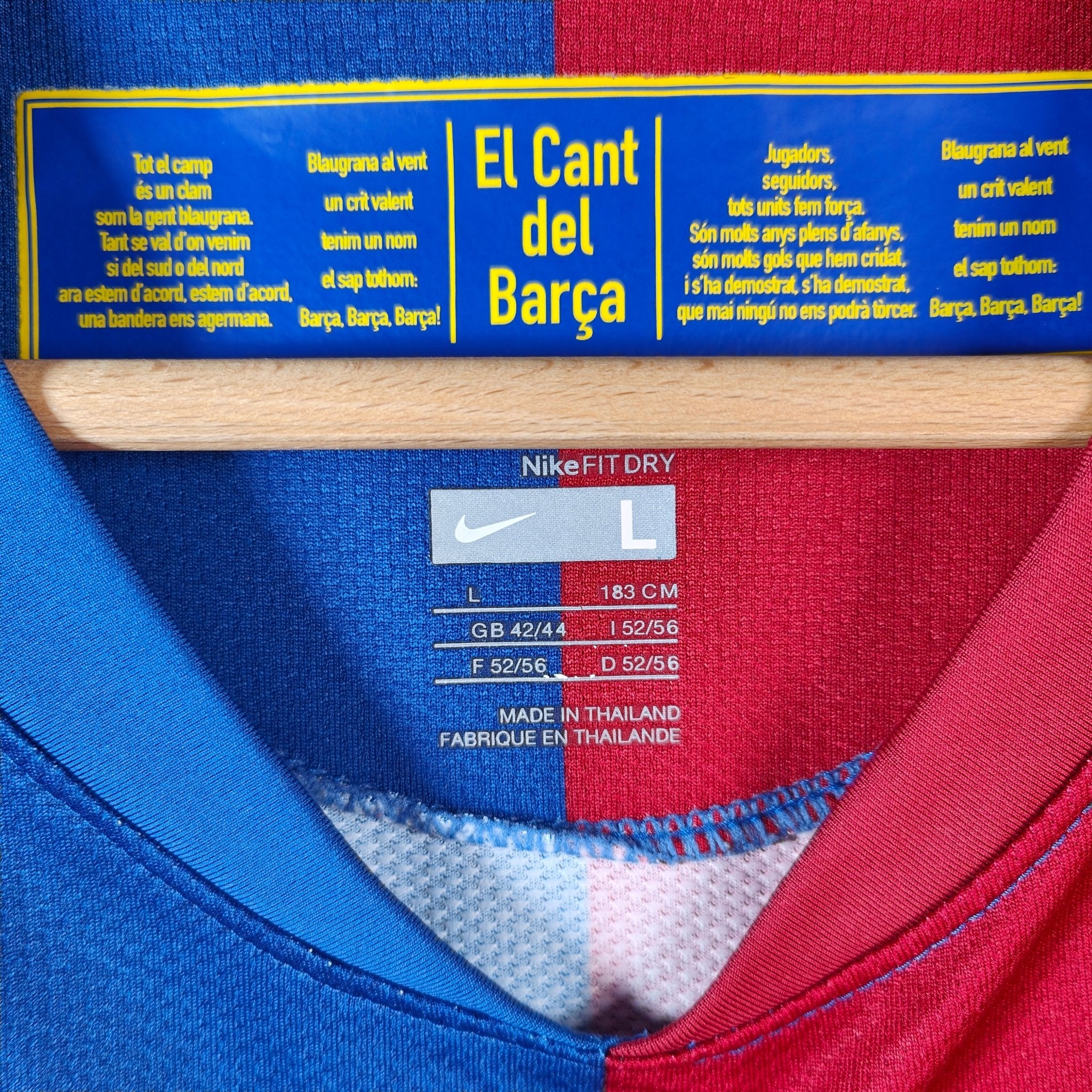 FC Barcelona 08/09 ホーム 半袖 インポートL 2008-09 Barcelona Home Shirt Eto'o #9 - 4/10 - (L)