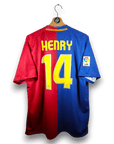 2008 - 09 FC Barcelona Home Shirt Henry 14 - 9/10 - (L) - Eternal Pitch