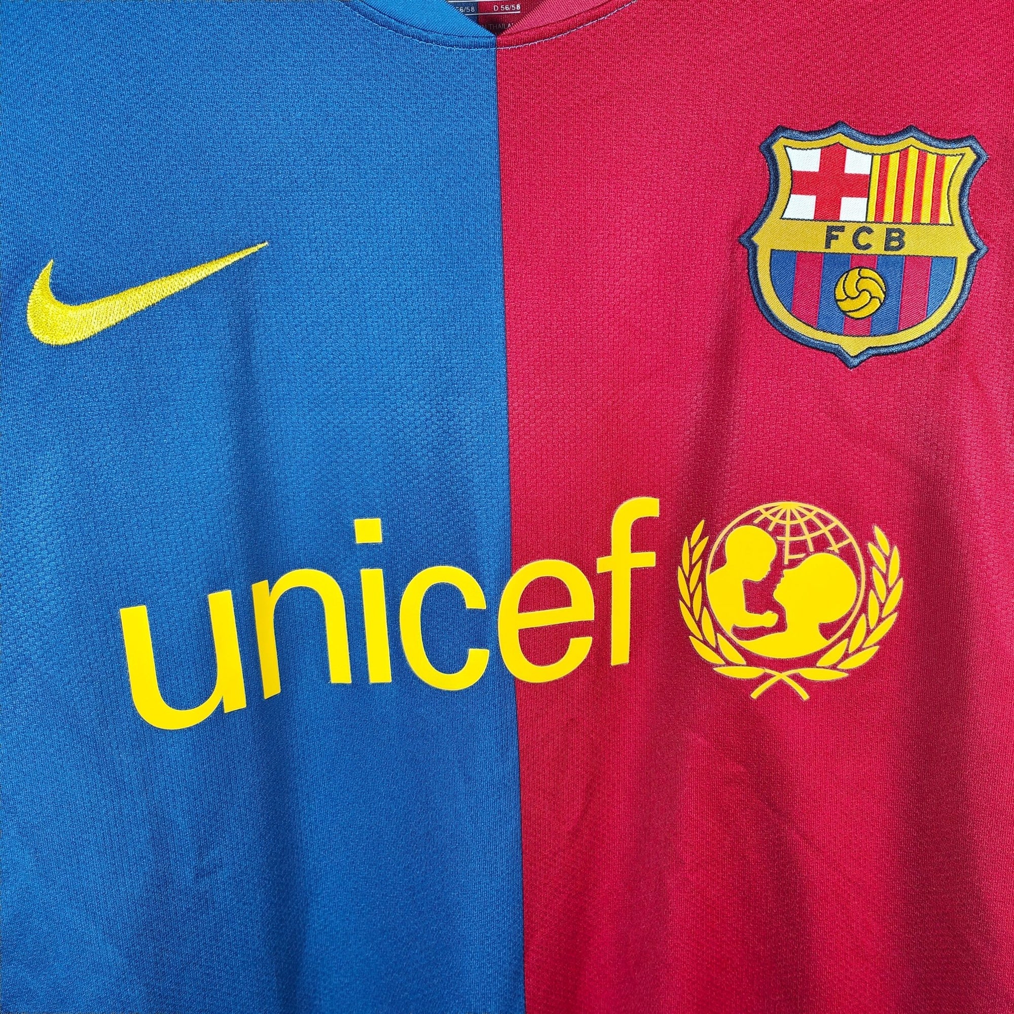 2008 - 09 FC Barcelona Home Shirt Henry 14 - 9/10 - (XL) - Eternal Pitch
