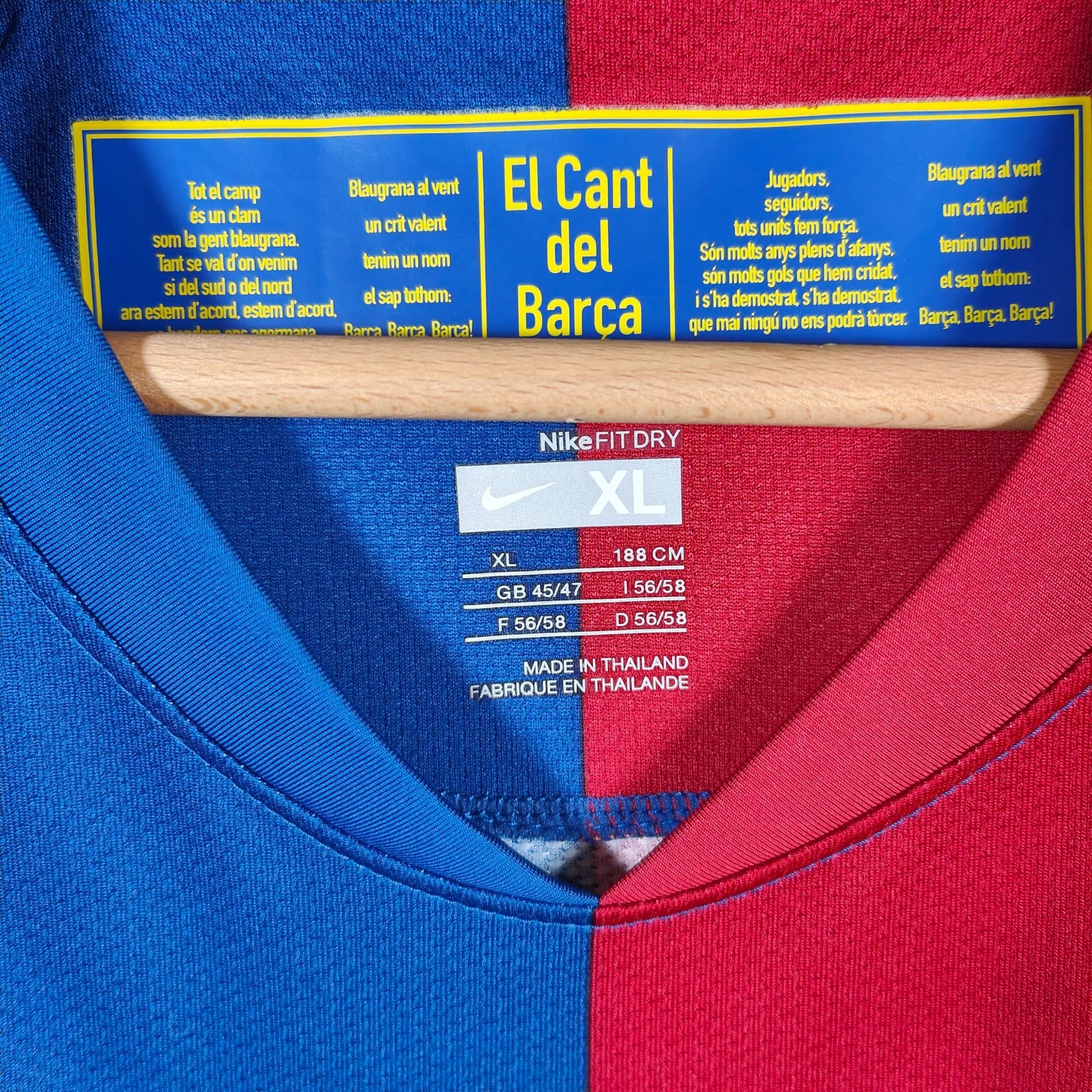 2008 - 09 FC Barcelona Home Shirt Messi 10 - 9/10 - (XL) - Eternal Pitch