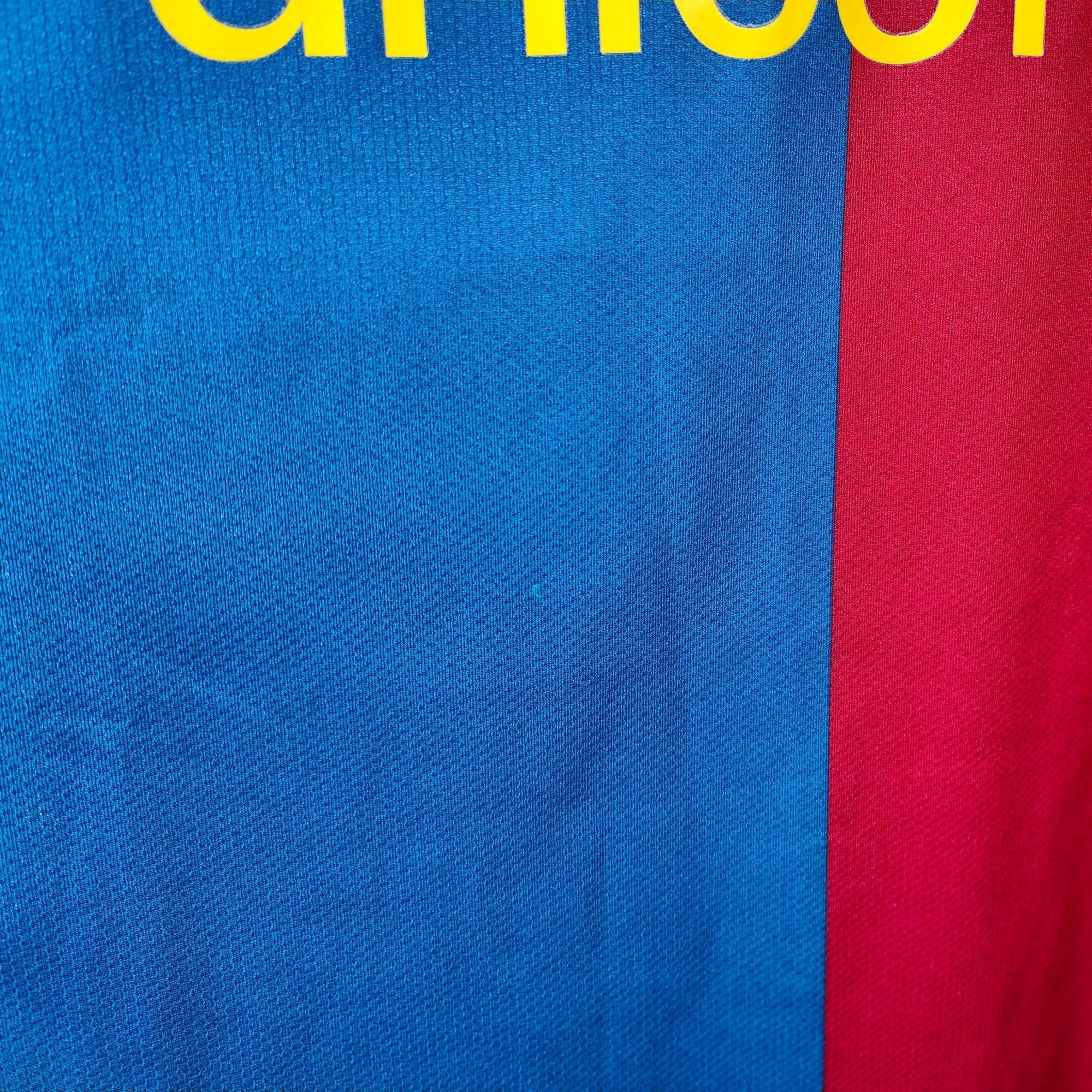 2008 - 09 FC Barcelona Home Shirt Messi 10 - 9/10 - (XL) - Eternal Pitch