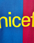 2008 - 09 FC Barcelona Home Shirt Messi 10 - 9/10 - (XL) - Eternal Pitch