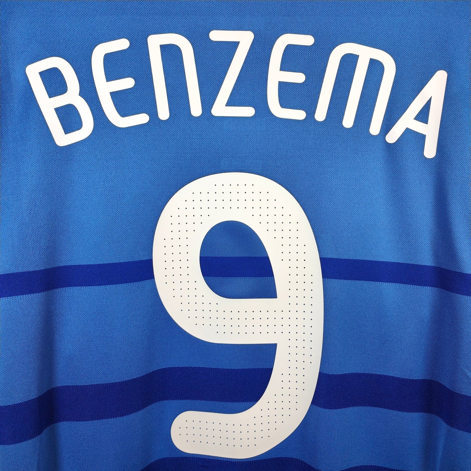 2008 - 09 France Home Shirt Benzema 9 - 9/10 - (L) - Eternal Pitch