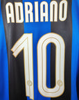 2008 - 09 Inter Milan Home Shirt Adriano 10 - 9/10 - (M) - Eternal Pitch