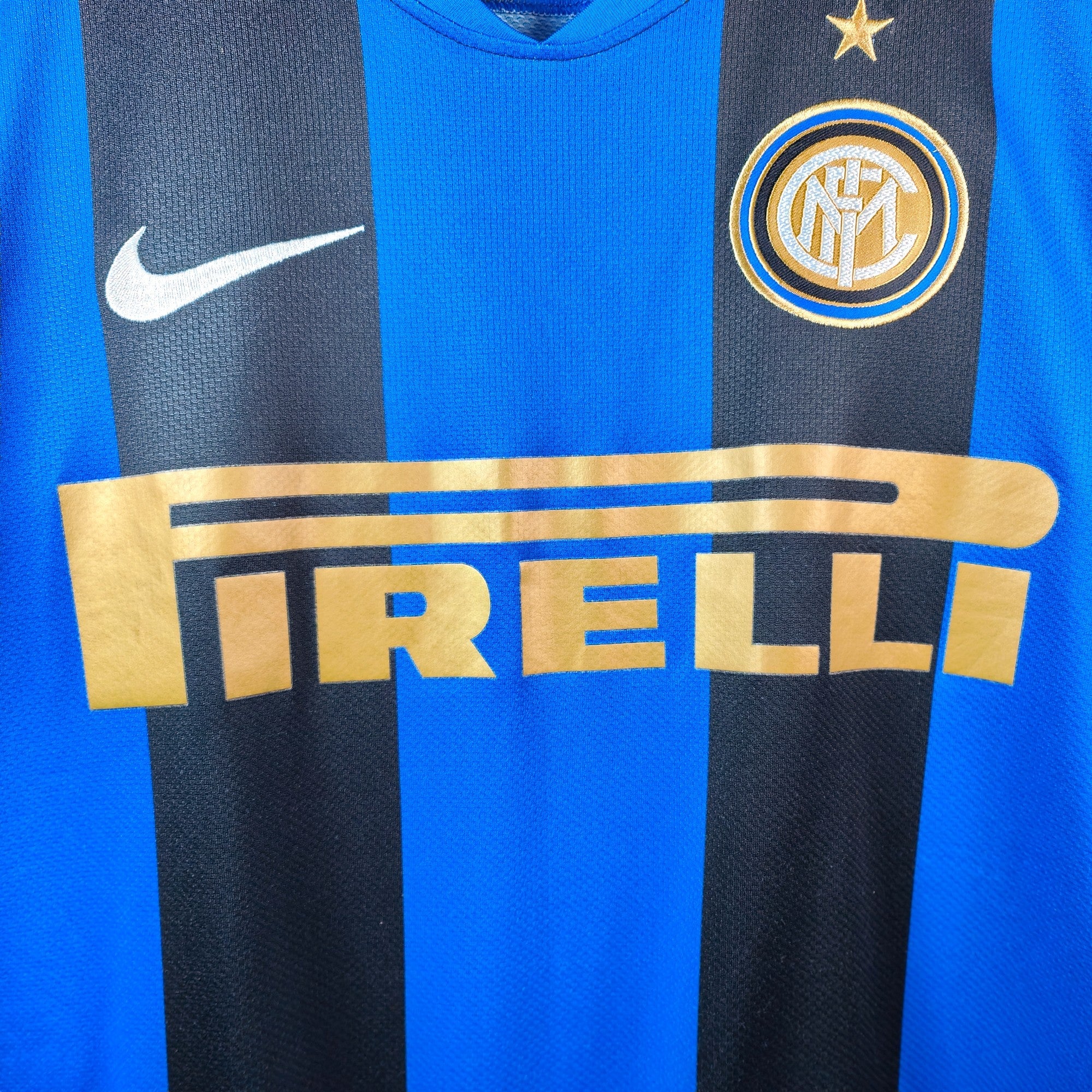 2008 - 09 Inter Milan Home Shirt Adriano 10 - 9/10 - (M) - Eternal Pitch