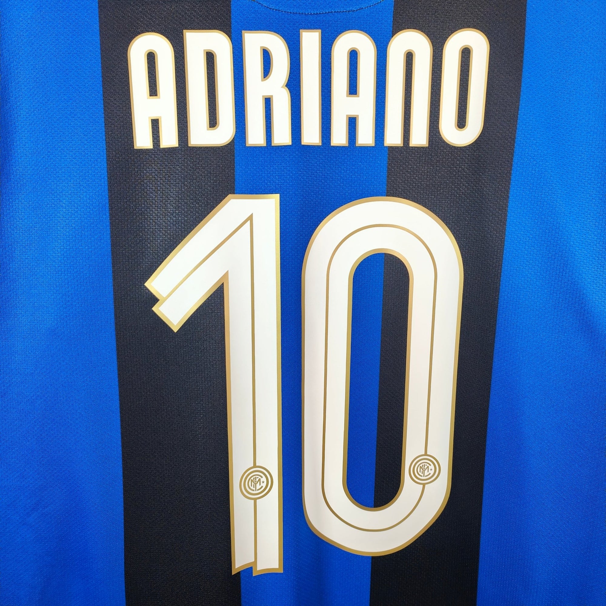 2008 - 09 Inter Milan Home Shirt Adriano 10 - 9.5/10 - (L) - Eternal Pitch